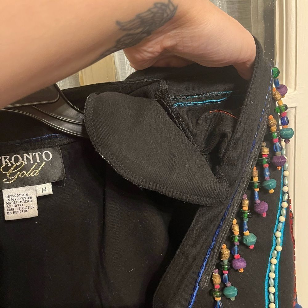 Vintage Boho Beaded Jacket - Picture 7 of 10